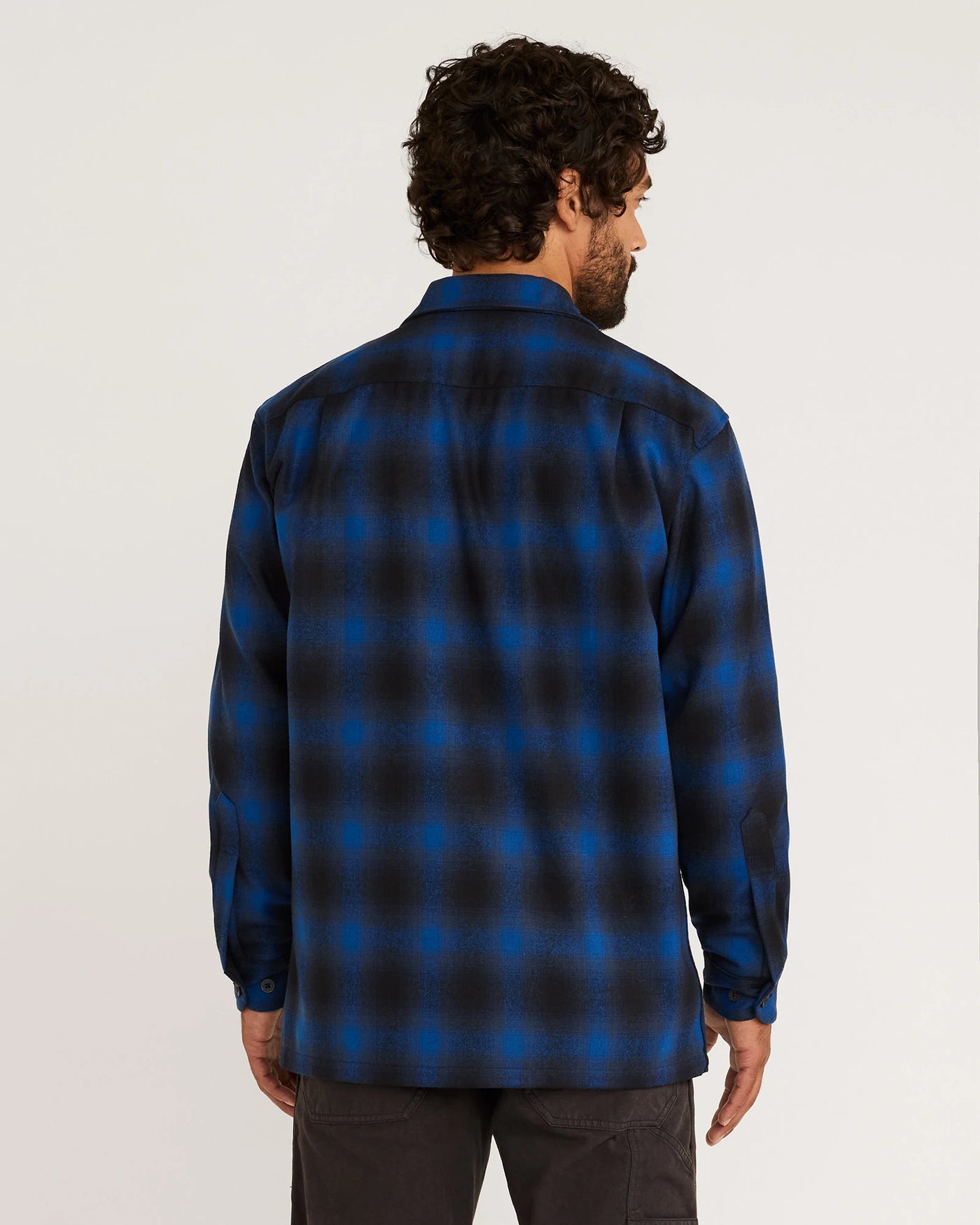 Pendleton Board Shirt Plaid Blue Black