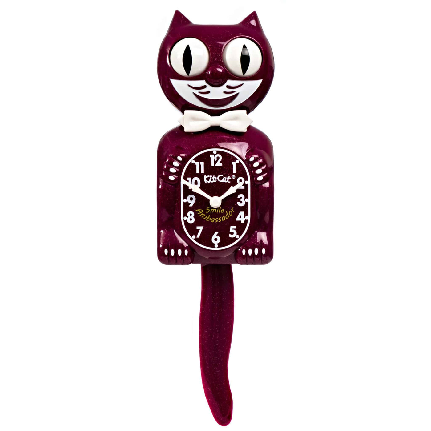 RUBY RED KIT CAT CLOCK